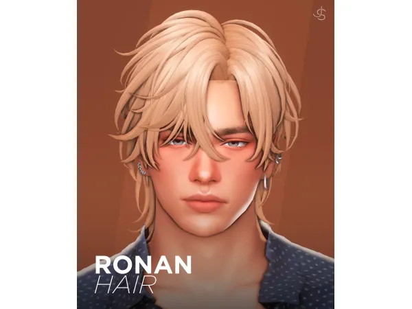 Maxis Match Ronan Hair by johnnysims - The Sims 4 Custom Content