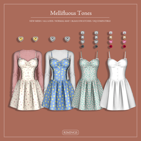Alpha [RIMINGS] Mellifluous Tones by simsfinds - The Sims 4 Custom Content