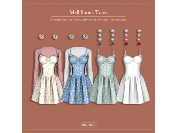 Alpha [RIMINGS] Mellifluous Tones - The Sims 4 Custom Content