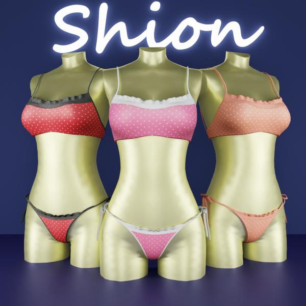 Alpha Shion Dolla Pinky Dots Set by shion_sims - The Sims 4 Custom Content