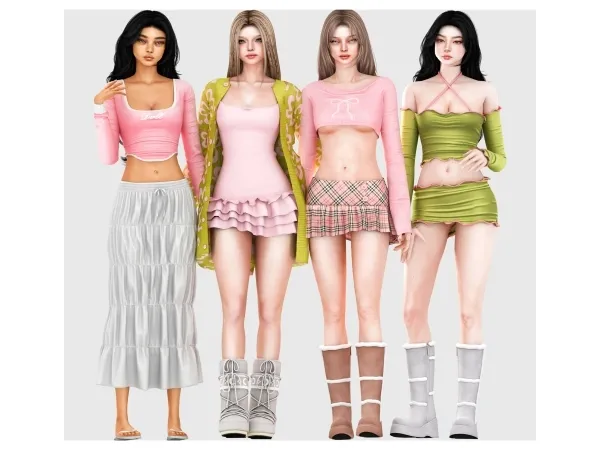 Alpha Sugar Bloom Collection - The Sims 4 Custom Content