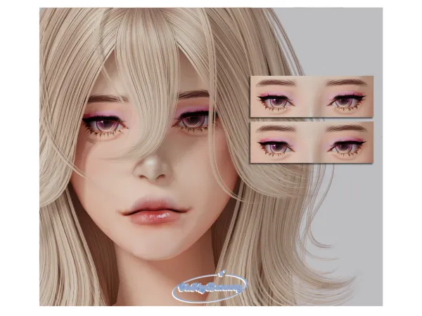 Alpha Akino 3DEyelash - The Sims 4 Custom Content