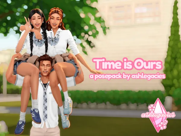 Mix Time is Ours Posepack - The Sims 4 Custom Content
