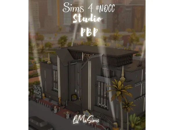 Maxis Match PBP Studio Del Sol Valley NOCC by limasims - The Sims 4 Custom Content
