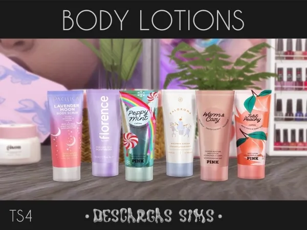 Alpha Body Lotions - The Sims 4 Custom Content