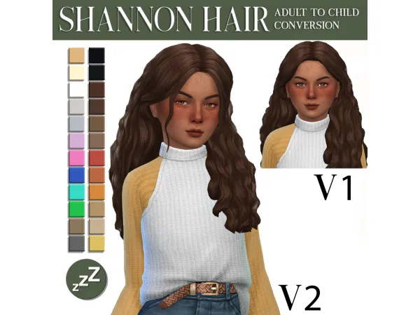 Maxis Match OAKIYO HAIR CONVERSIONS by sleepyz sims - The Sims 4 custom content