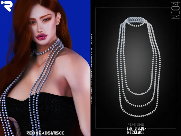 Alpha AF NECKLACE N004 - The Sims 4 Custom Content