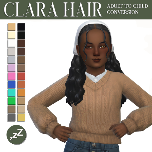 Maxis Match OAKIYO HAIR CONVERSIONS by simsfinds - The Sims 4 custom content