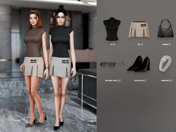 Alpha Tara Set - The Sims 4 Custom Content