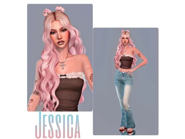 Alpha Jessica Sim by Fatalsimss - The Sims 4 custom content