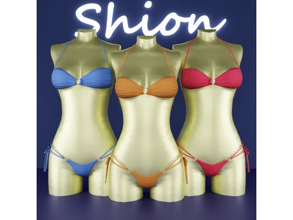 Alpha Shion Vella Luxe Ring Bikini - The Sims 4 Custom Content
