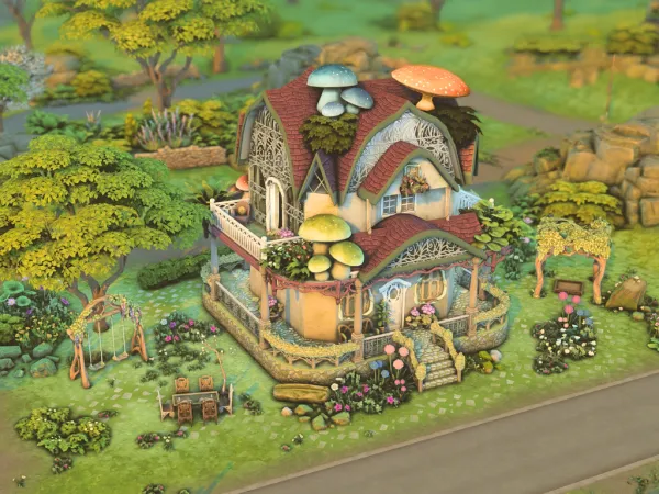 Maxis Match Eternal Green Home - The Sims 4 Custom Content