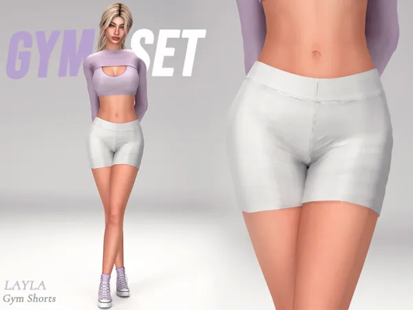 Alpha tsr Core Dynamics Set Female Shorts - The Sims 4 Custom Content