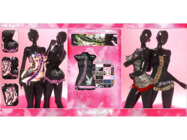 Mix vyxen. lexy - The Sims 4 custom content