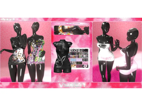 Mix vyxen missy dress - The Sims 4 Custom Content