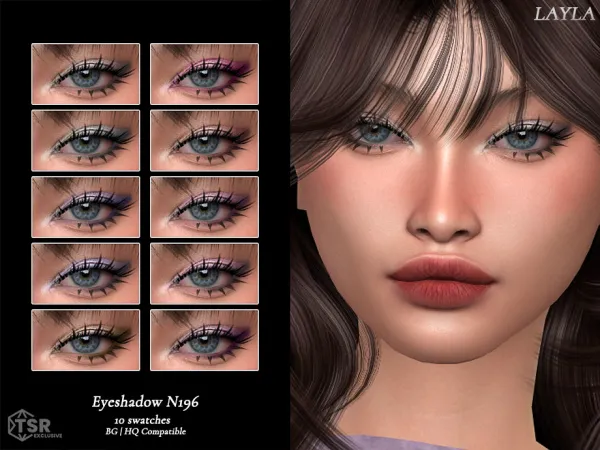 Alpha tsr Eyeshadow N196 - The Sims 4 Custom Content