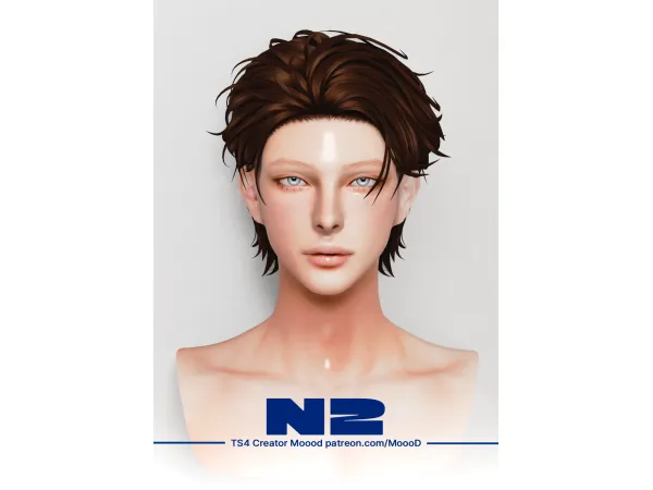 Maxis Match MoooD Maxis Match Hair N2 - The Sims 4 Custom Content