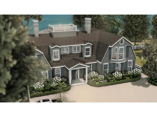 Maxis Match The Boardwalk Manor by Solarlines - The Sims 4 Custom Content