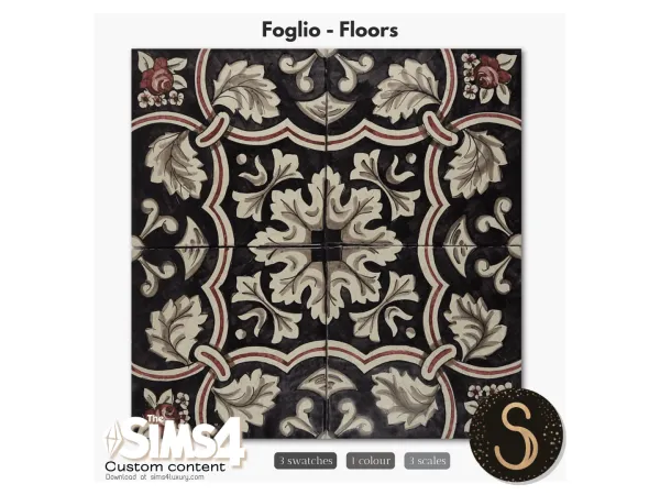 Mix Sims4Luxury Foglio Floors - The Sims 4 Custom Content