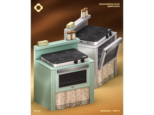 Maxis Match Washoku Part 9 by BIplusCO - The Sims 4 Custom Content