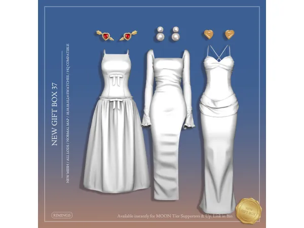 Alpha [202602] NEW GIFT BOX 37 by RIMINGs - The Sims 4 Custom Content