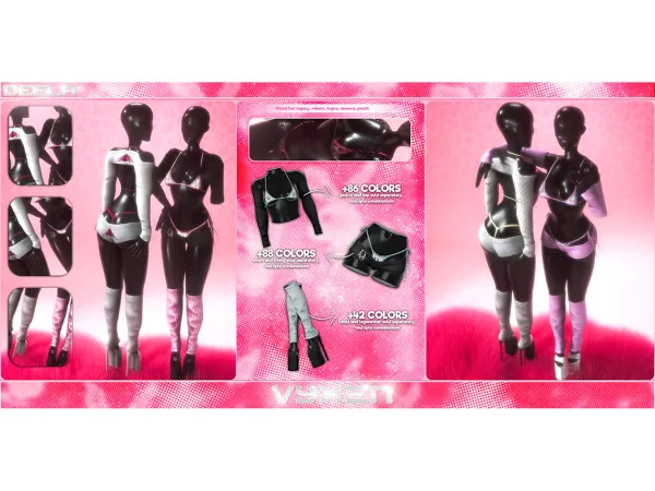 Mix vyxen deela - The Sims 4 Custom Content