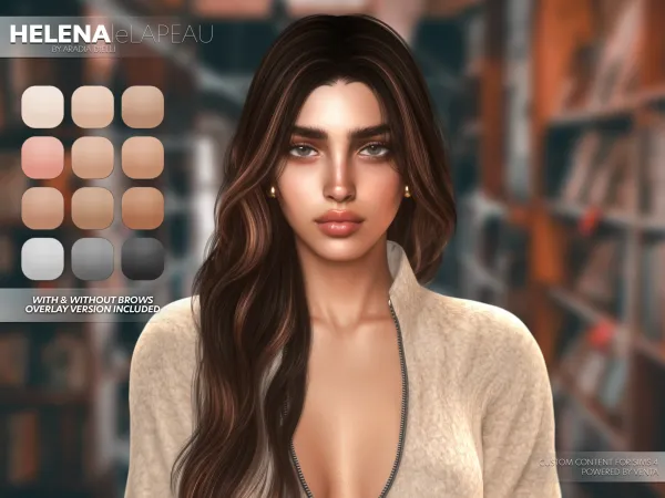 Alpha leLAPEAU Helena Skin - The Sims 4 Custom Content