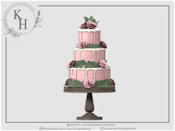 Alpha [khd] sweetheart fairy cake - The Sims 4 Custom Content