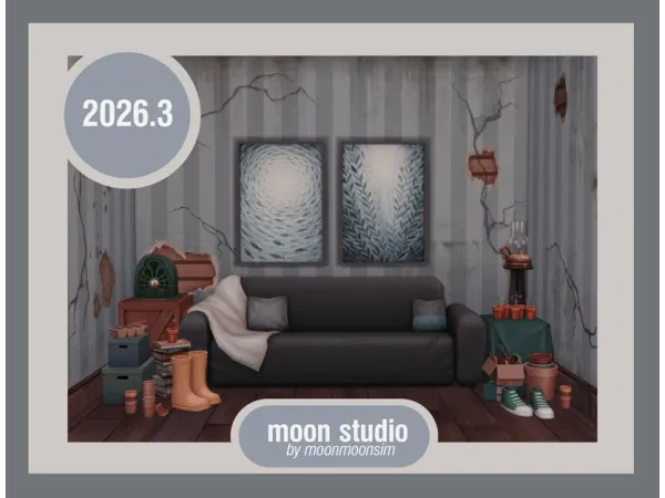 Mix moon art 20263 - The Sims 4 Custom Content