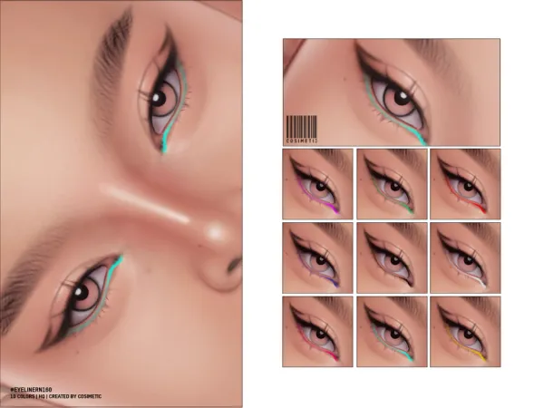 Maxis Match Eyeliner by cosimetic - The Sims 4 Custom Content