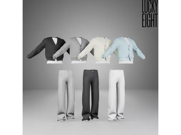 Mix 2026 Jan.#03 set DOWNLOAD by LuckyEight_sims - The Sims 4 custom content