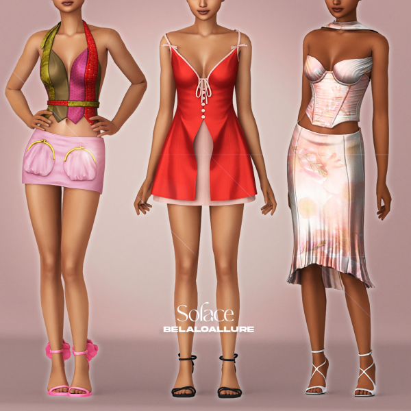 Alpha Belaloallure_Solace collection by simsfinds - The Sims 4 Custom Content
