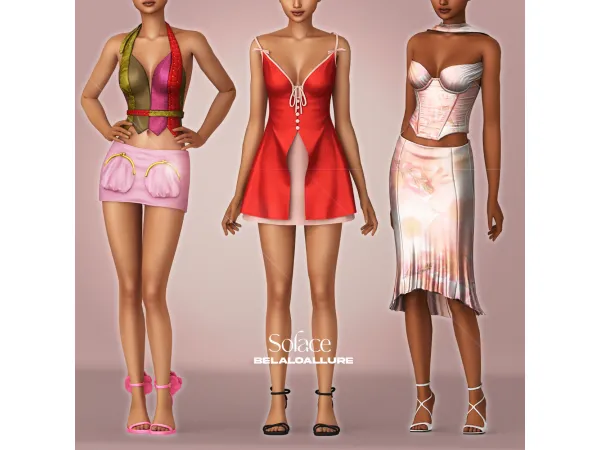 Alpha Belaloallure_Solace collection - The Sims 4 Custom Content