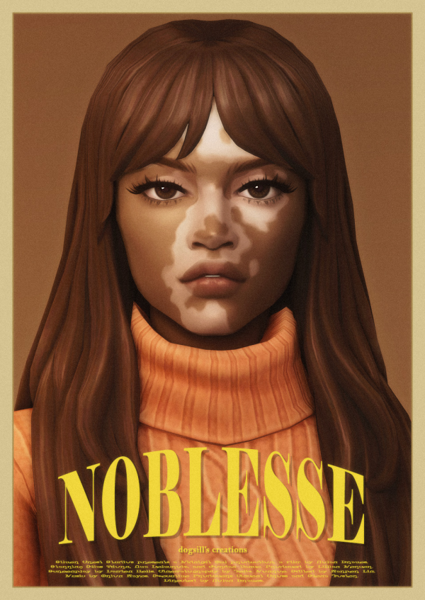 Maxis Match noblesse hair by simsfinds - The Sims 4 Custom Content