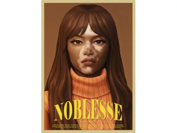 Maxis Match noblesse hair by dogsill - The Sims 4 Custom Content