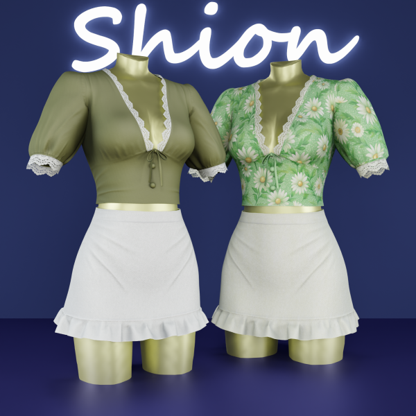 Alpha Shion Odette Outfit by shion_sims - The Sims 4 Custom Content