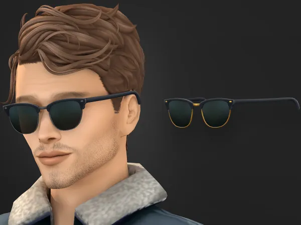 Maxis Match Adrian Set Sunglasses - The Sims 4 Custom Content