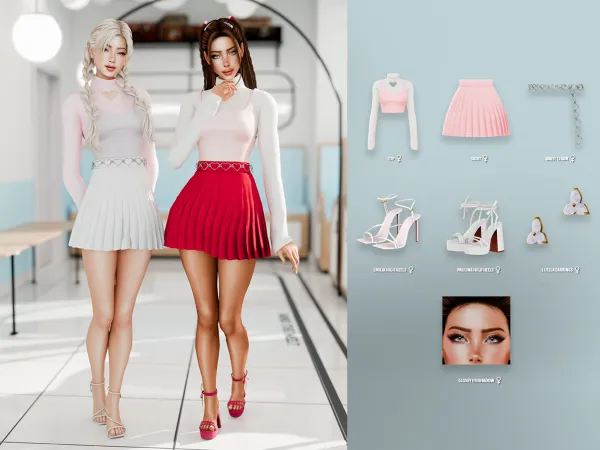 Alpha Angel Love Set - The Sims 4 Custom Content