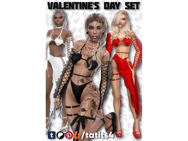 Mix Valentine's Day set - The Sims 4 Custom Content