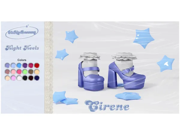 Alpha Cirene Hight Heels - The Sims 4 custom content