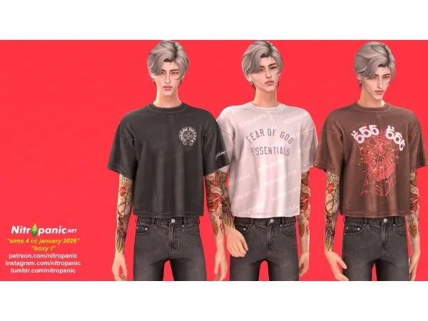 Alpha Nitropanic_Box T - The Sims 4 Custom Content