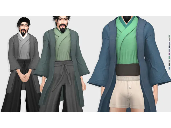 Alpha Rising Sun Men's Top by Lynxsimz - The Sims 4 Custom Content