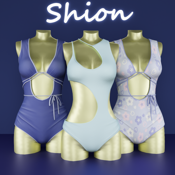 Alpha Shion Mey Swimsuit by shion_sims - The Sims 4 Custom Content