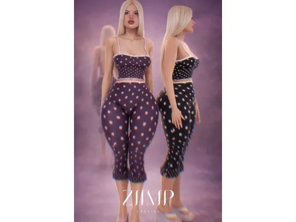 Mix NINA CAPRI by ziimp - The Sims 4 Custom Content