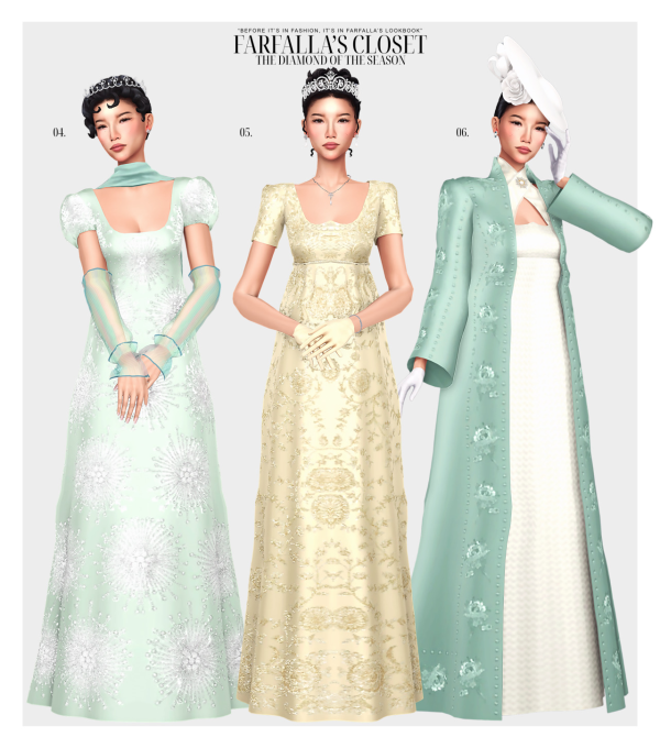 Mix “BRIDGERTON THE DIAMOND OF THE SEASON💎” ™ by simsfinds - The Sims 4 custom content