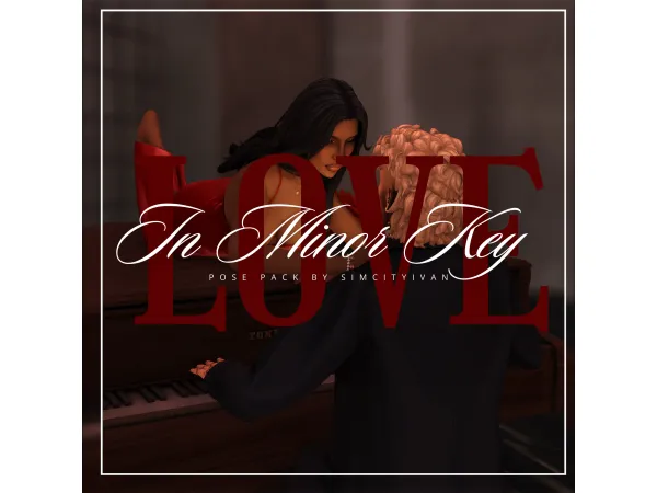 Mix Love in Minor Key Pose Pack by SimCityIvan - The Sims 4 Custom Content