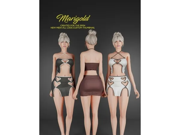 Alpha MARIGOLD TS4_SPESIAL VALENTINE - The Sims 4 Custom Content