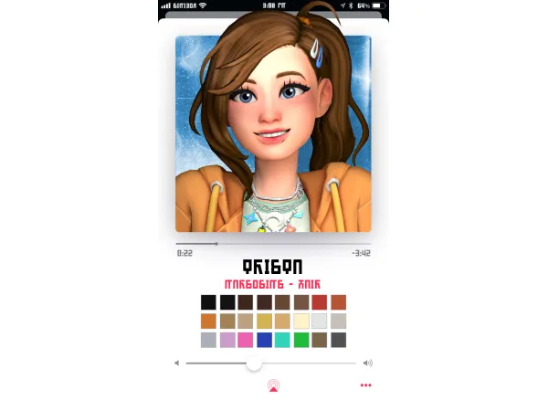 Maxis Match trista hair by marso - The Sims 4 Custom Content