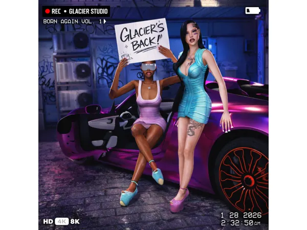 Alpha Born Again Vol 1 by GlacierBrand - The Sims 4 Custom Content