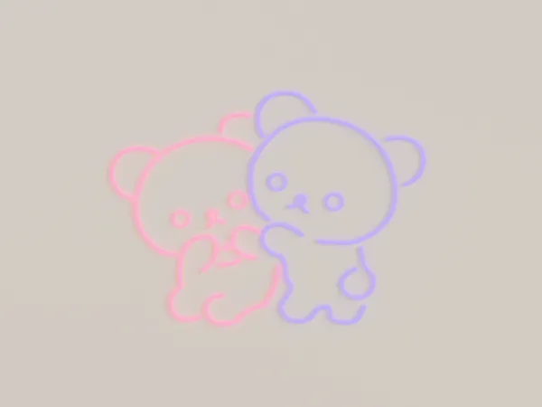 Mix Teddy Neon - The Sims 4 Custom Content